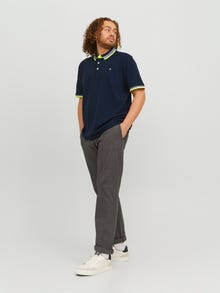Jack & Jones Plus Size Plain Polo -Dark Navy - 12143859
