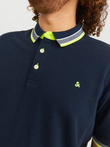 Jack & Jones Plus Size Plain Polo -Dark Navy - 12143859