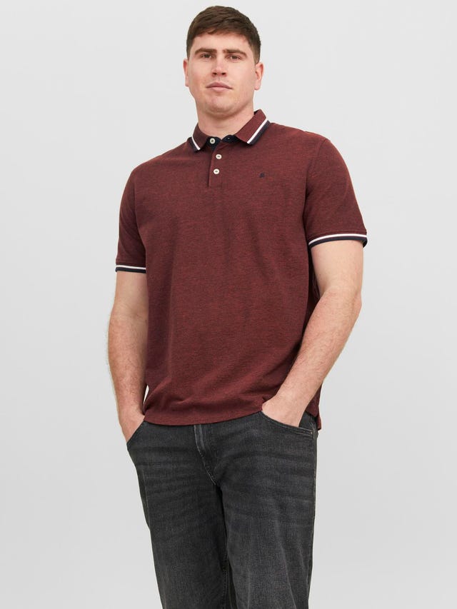 Jack & Jones Plus Size Einfarbig T-shirt - 12143859