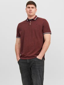 Jack & Jones Plus Size T-shirt Liso -Cinnabar - 12143859