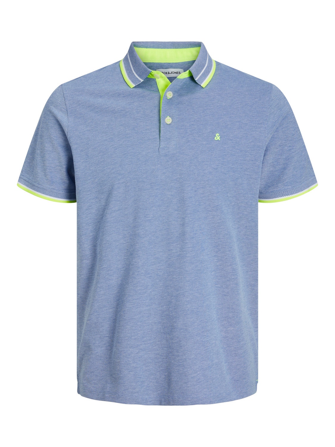 Jack & Jones Plus Size Camiseta polo Liso -Bright Cobalt - 12143859
