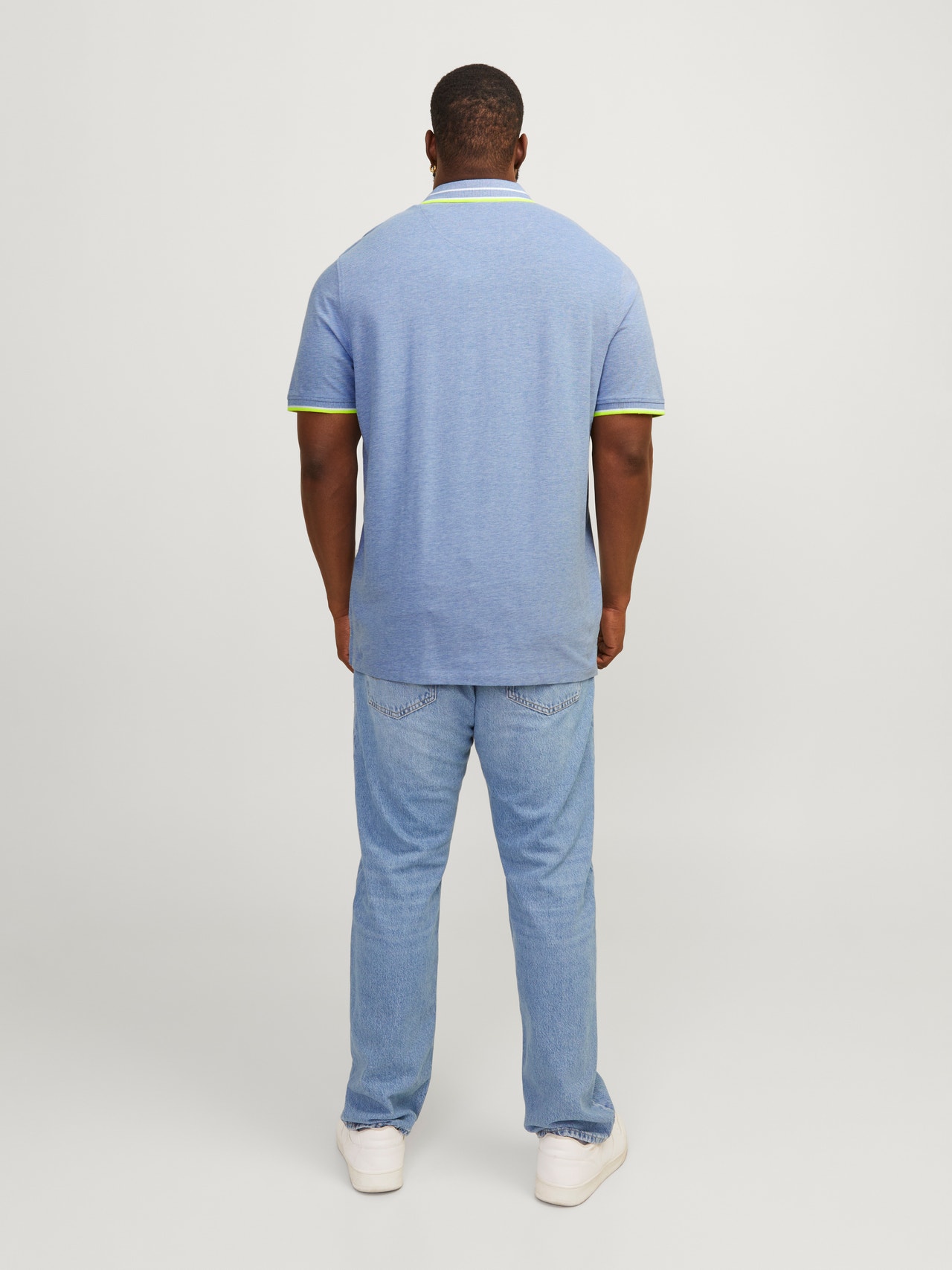 Jack & Jones Plus Size Einfarbig T-shirt -Bright Cobalt - 12143859