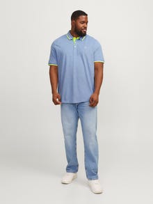 Jack & Jones Plus Size Camiseta polo Liso -Bright Cobalt - 12143859