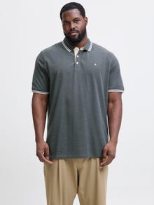 Jack & Jones Plus Size Camicia polo Semplice -Stormy Weather - 12143859