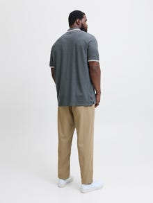 Jack & Jones Plus Size Camicia polo Semplice -Stormy Weather - 12143859