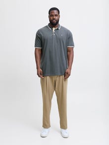 Jack & Jones Plus Size Camicia polo Semplice -Stormy Weather - 12143859