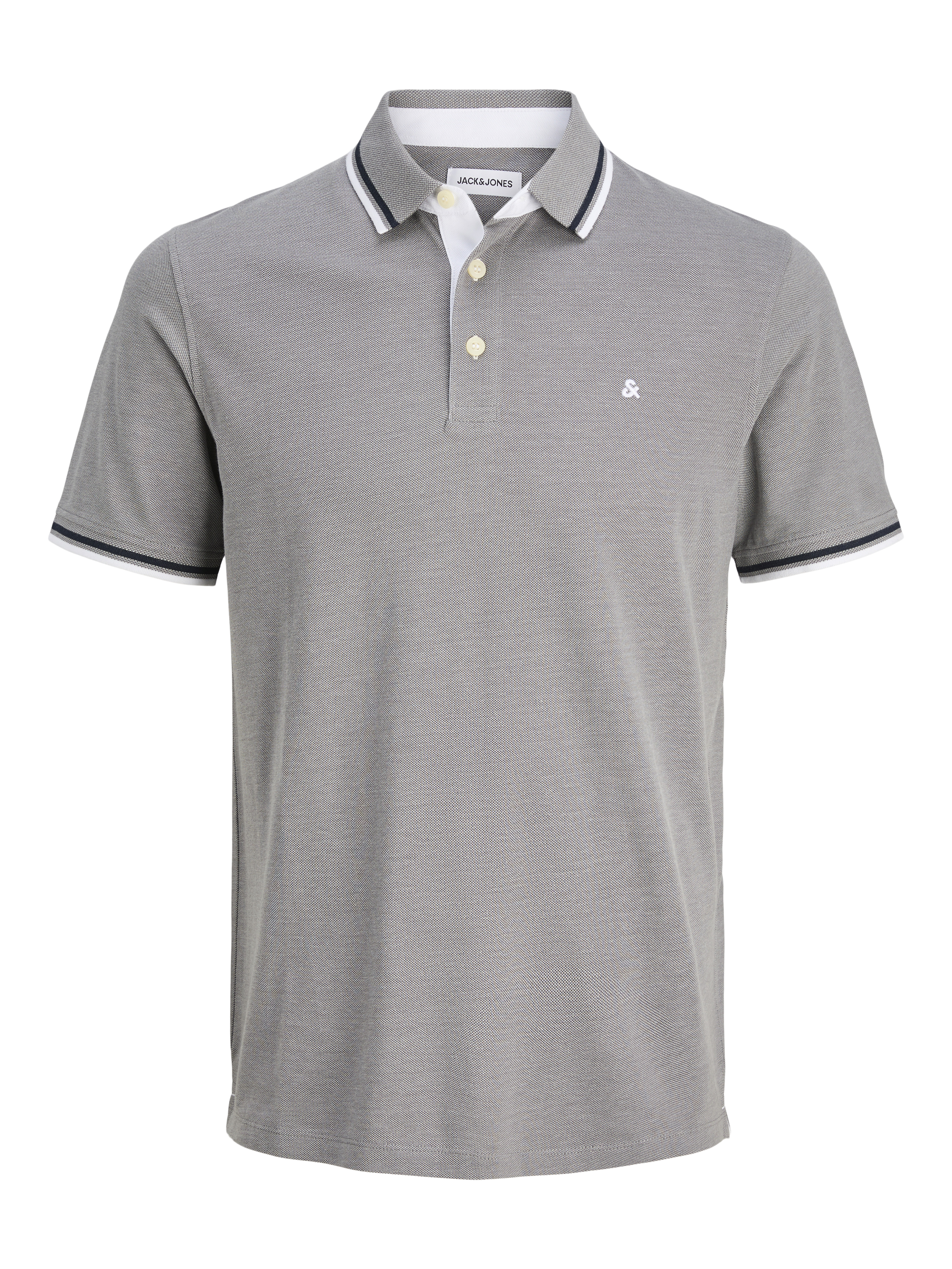 Thumbnail - Plus Size Einfarbig Poloshirt