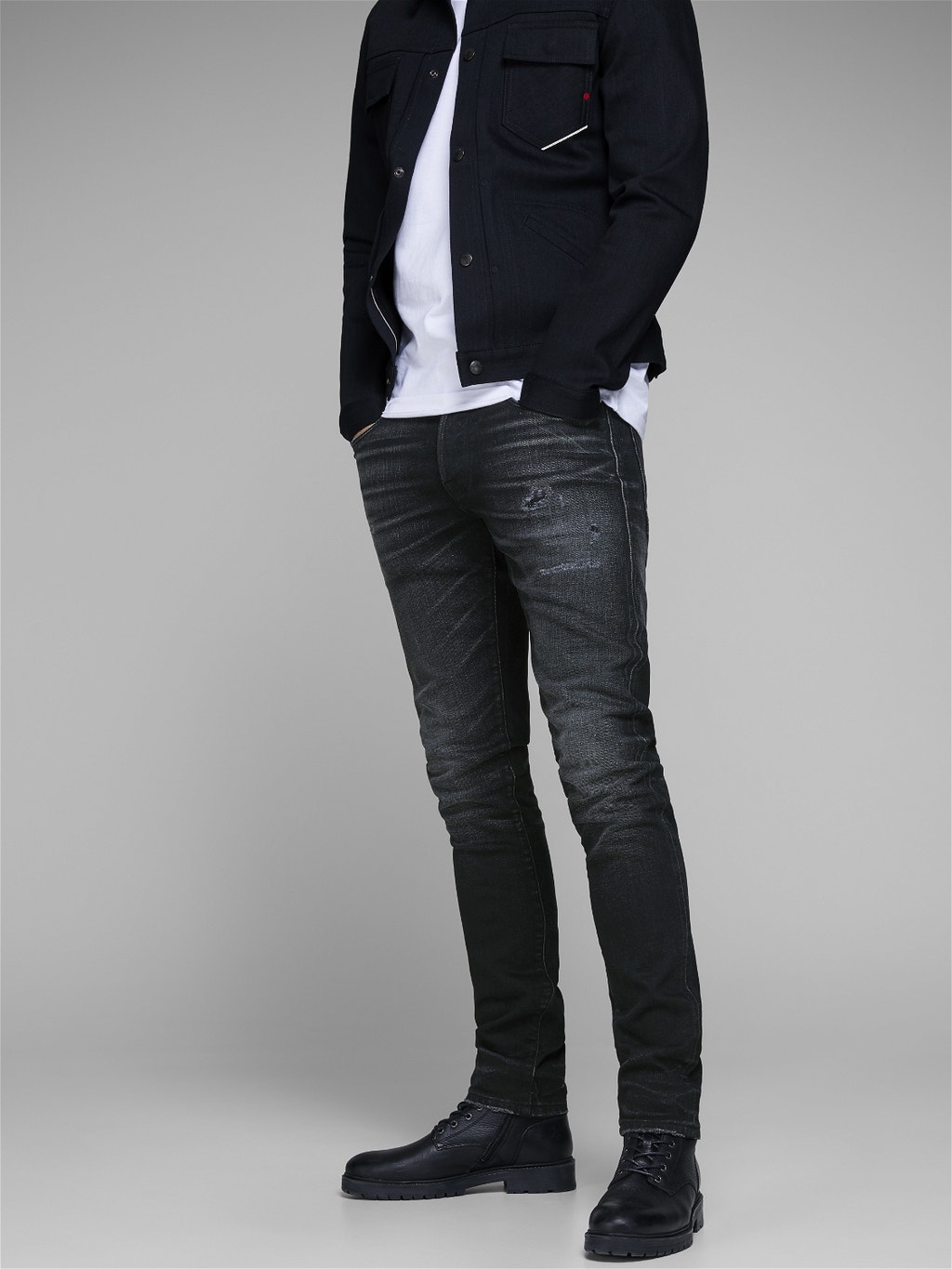 Koe Ambassadeur dividend GLENN ROYAL R202 RDD Slim fit jeans | Zwart | Jack & Jones®