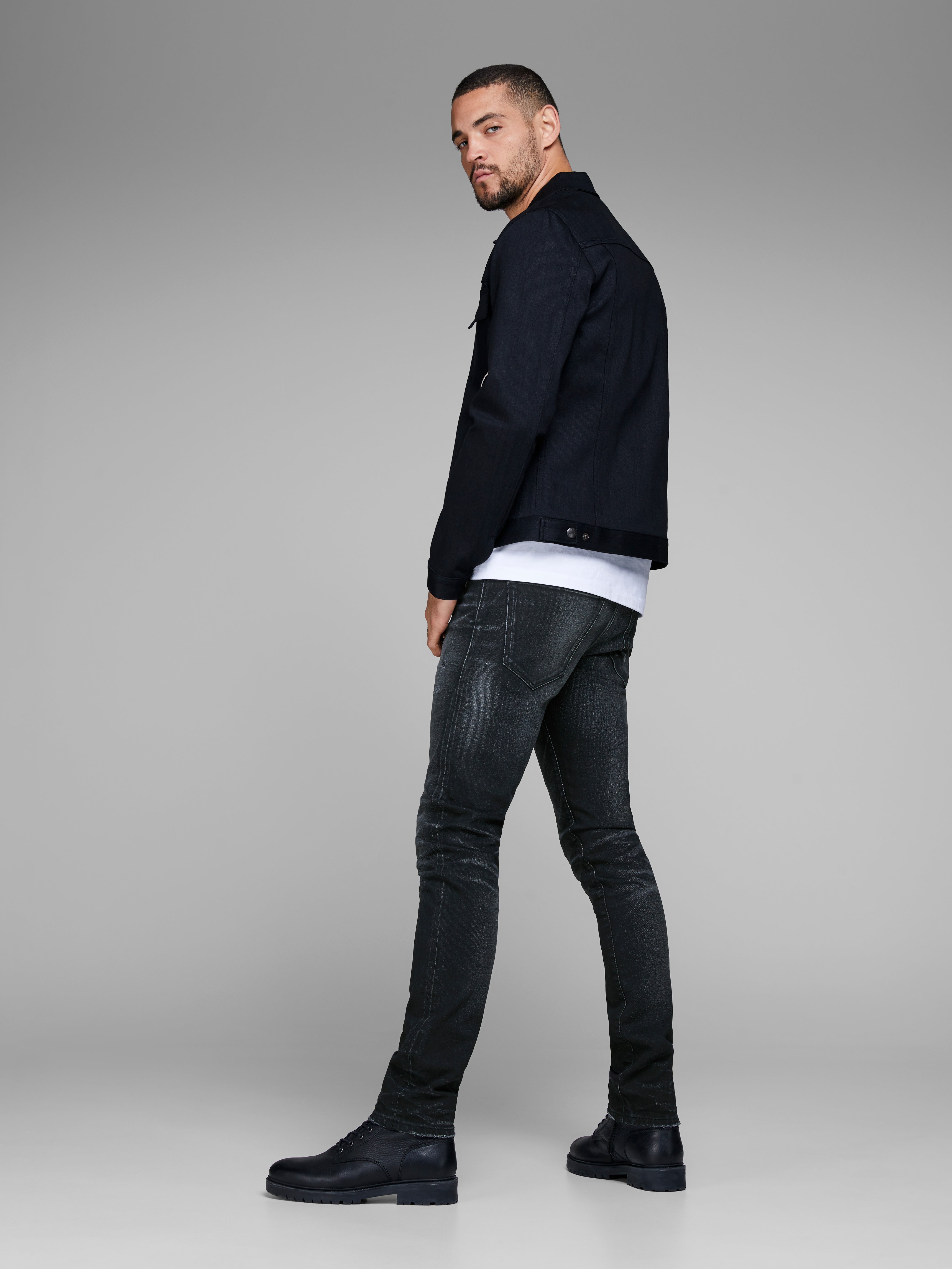 GLENN ROYAL R202 RDD Slim fit jeans | Black | Jack & JonesÂ®
