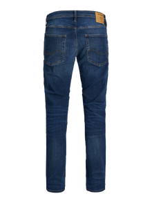 Jack & Jones Slim Straight Fit Ngritja e mesit Xhinse -Blue Denim - 12146384