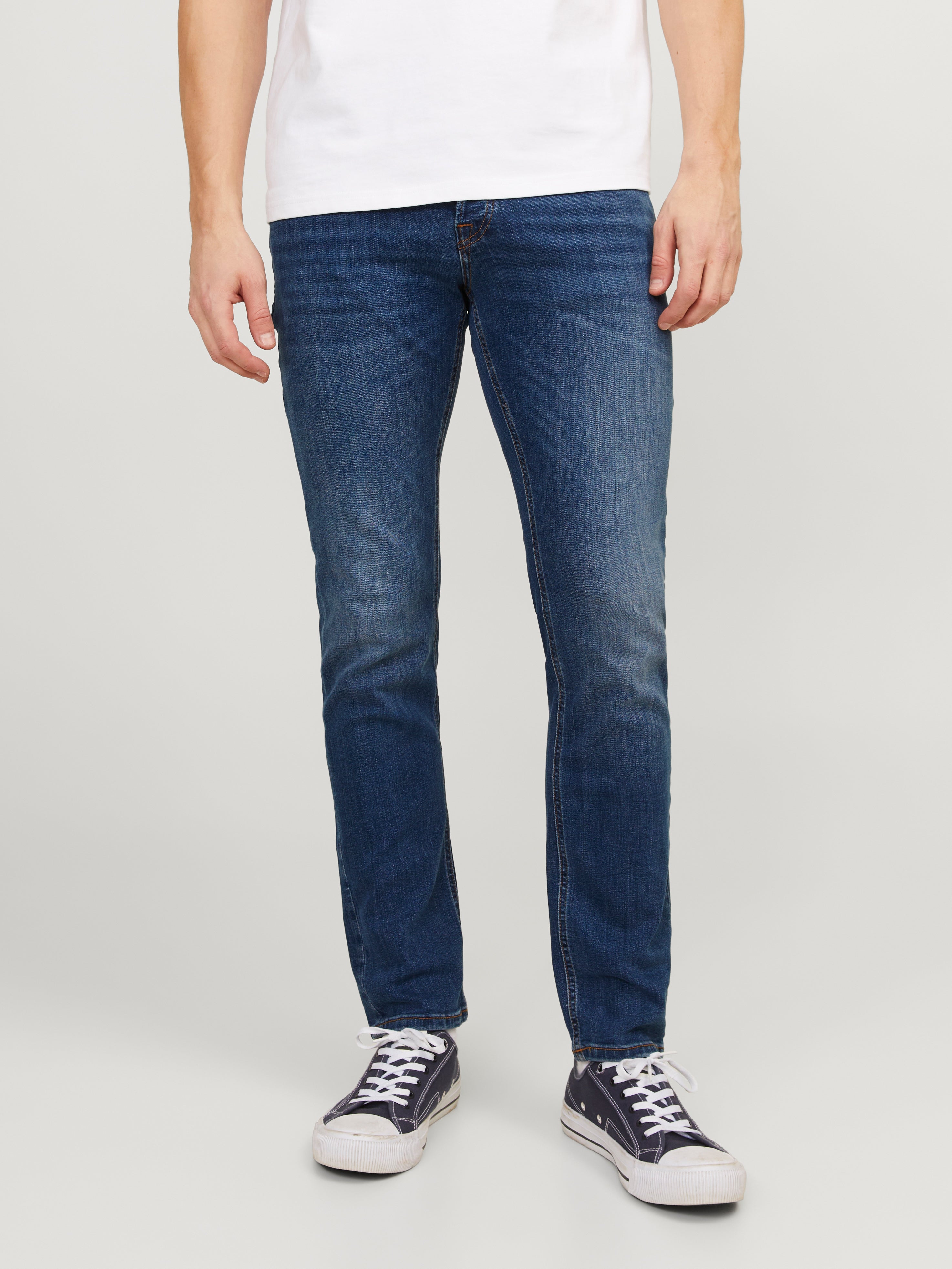 Jack & Jones JJITIM JJORIGINAL AM 782 50SPS Slim straight fit Džíny -Blue Denim - 12146384