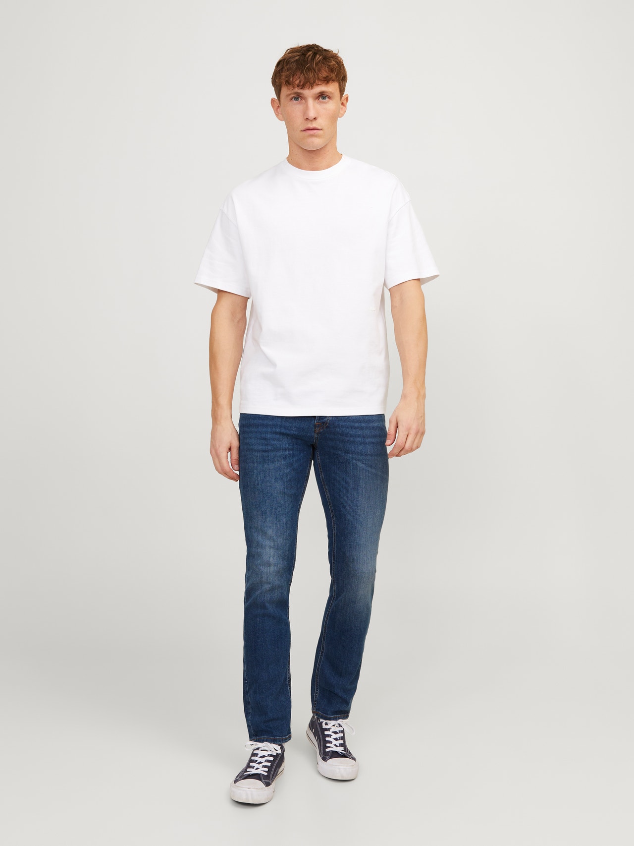 JJITIM JJORIGINAL AM 782 50SPS Slim Straight Fit jeans | Medium Blue ...