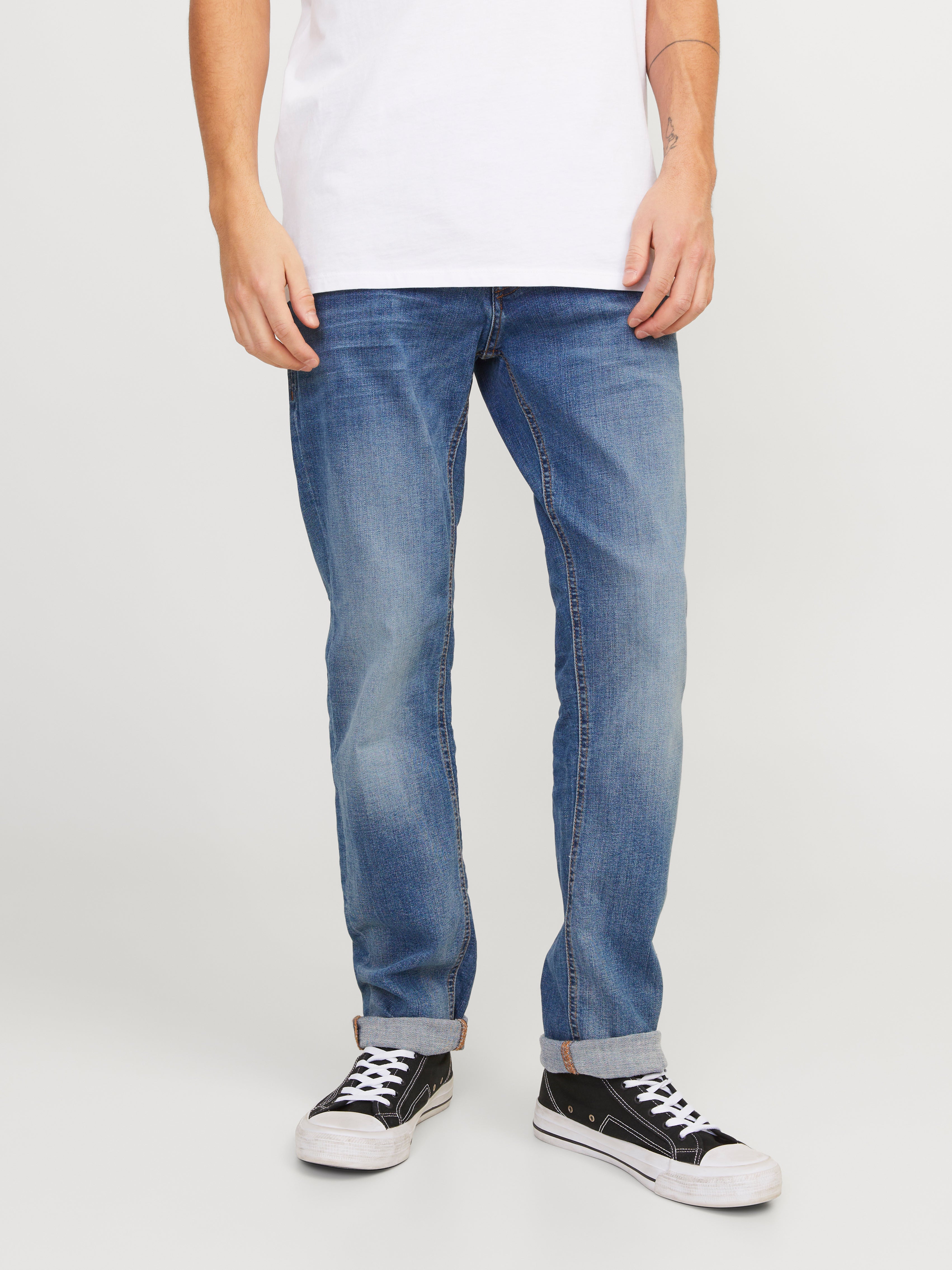 Blue discount 56% Jack & Jones straight jeans MEN FASHION Jeans Basic 
