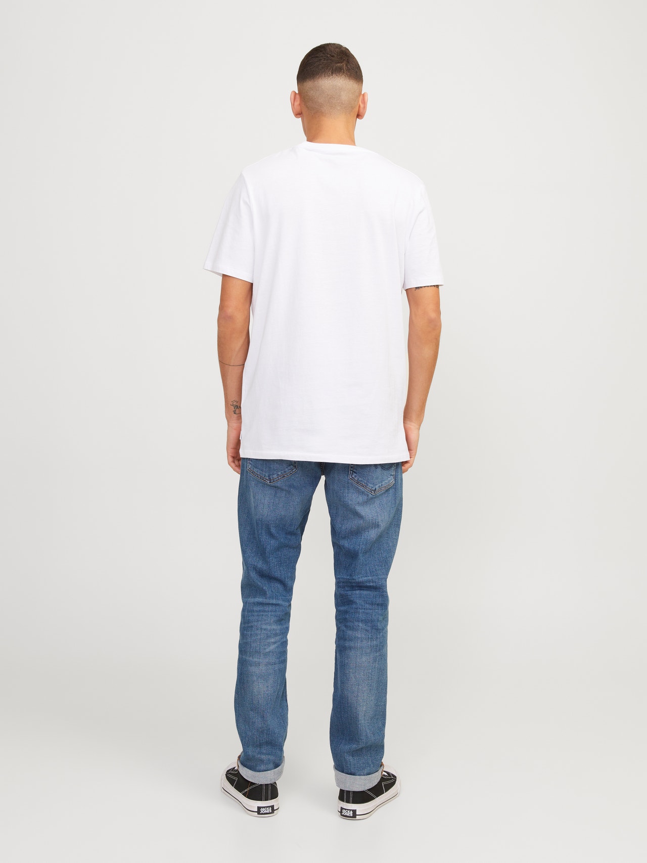 JACK & JONES JEANS INTELLIGENCE slim fit jeans JJITIM blauw JACK & JONES JEANS INTELLIGENCE slim fit jeans JJITIM blauw