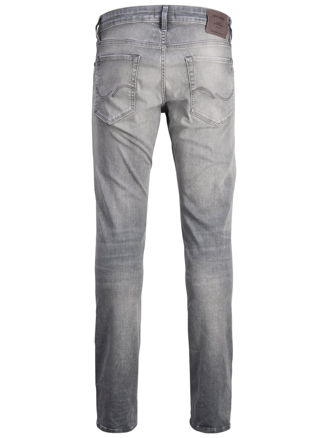 JACK & JONES JJIGLENN Slim Fit Jeans - Graue Skinny Jeans Mit Stretch