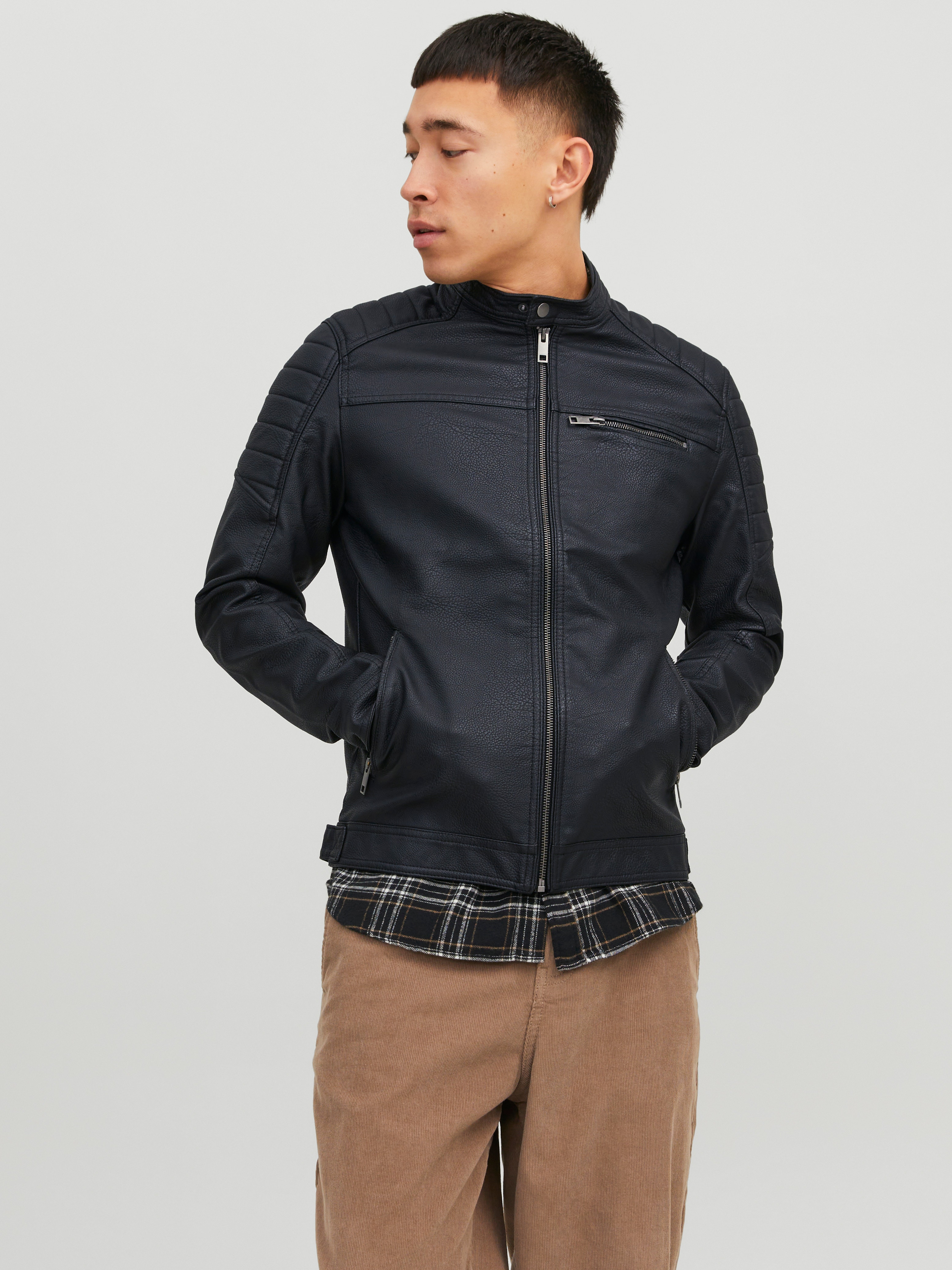 Faux Suede Jacket, Black, jack jones - Vimarsana News