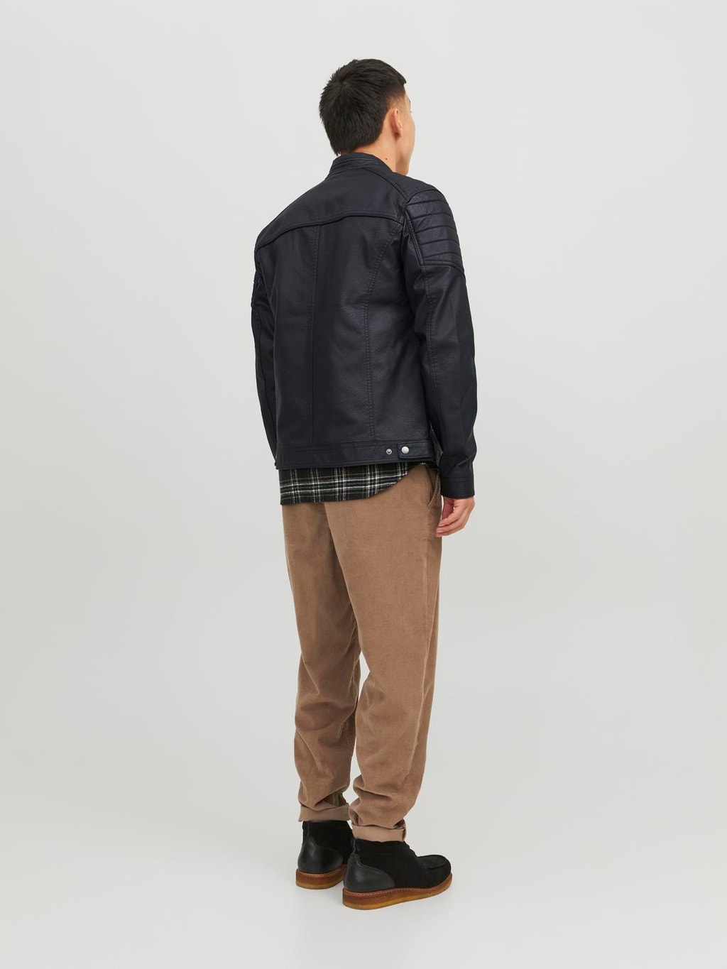 Faux Leather jacket | Black | Jack & Jones®