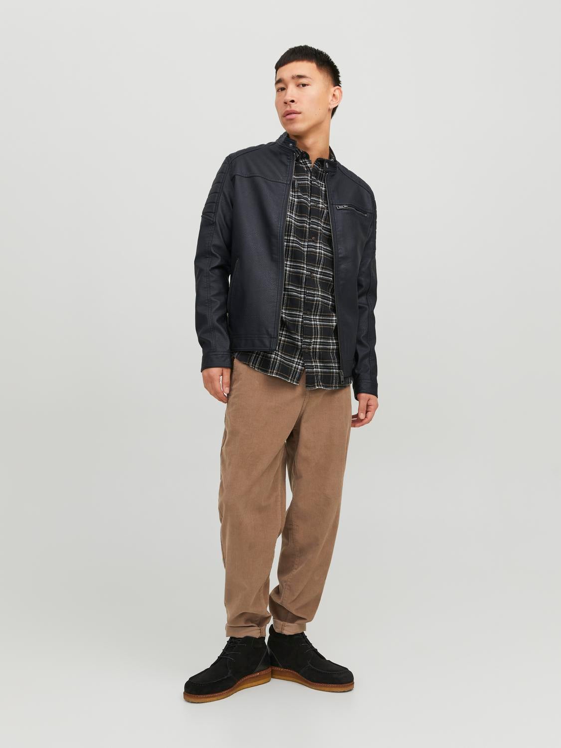 JACK & JONES Veste En Daim Synthétique Homme - Style Moderne Et Confortable