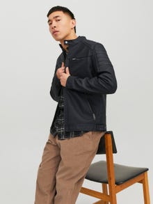 Jack & Jones Jas van synthetisch suède -Black - 12147218