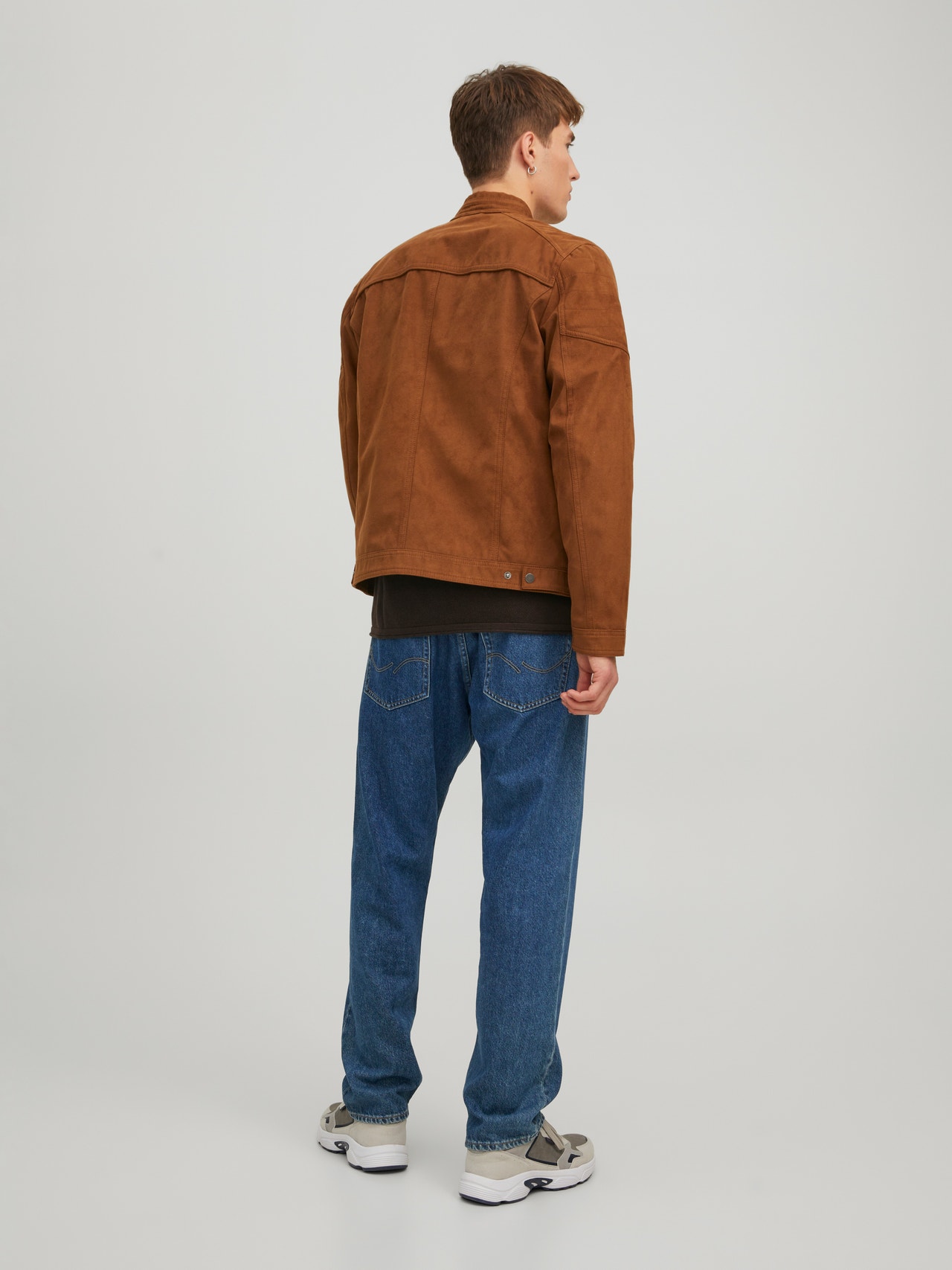Jack & Jones Faux Suede Jacket -Cognac - 12147218
