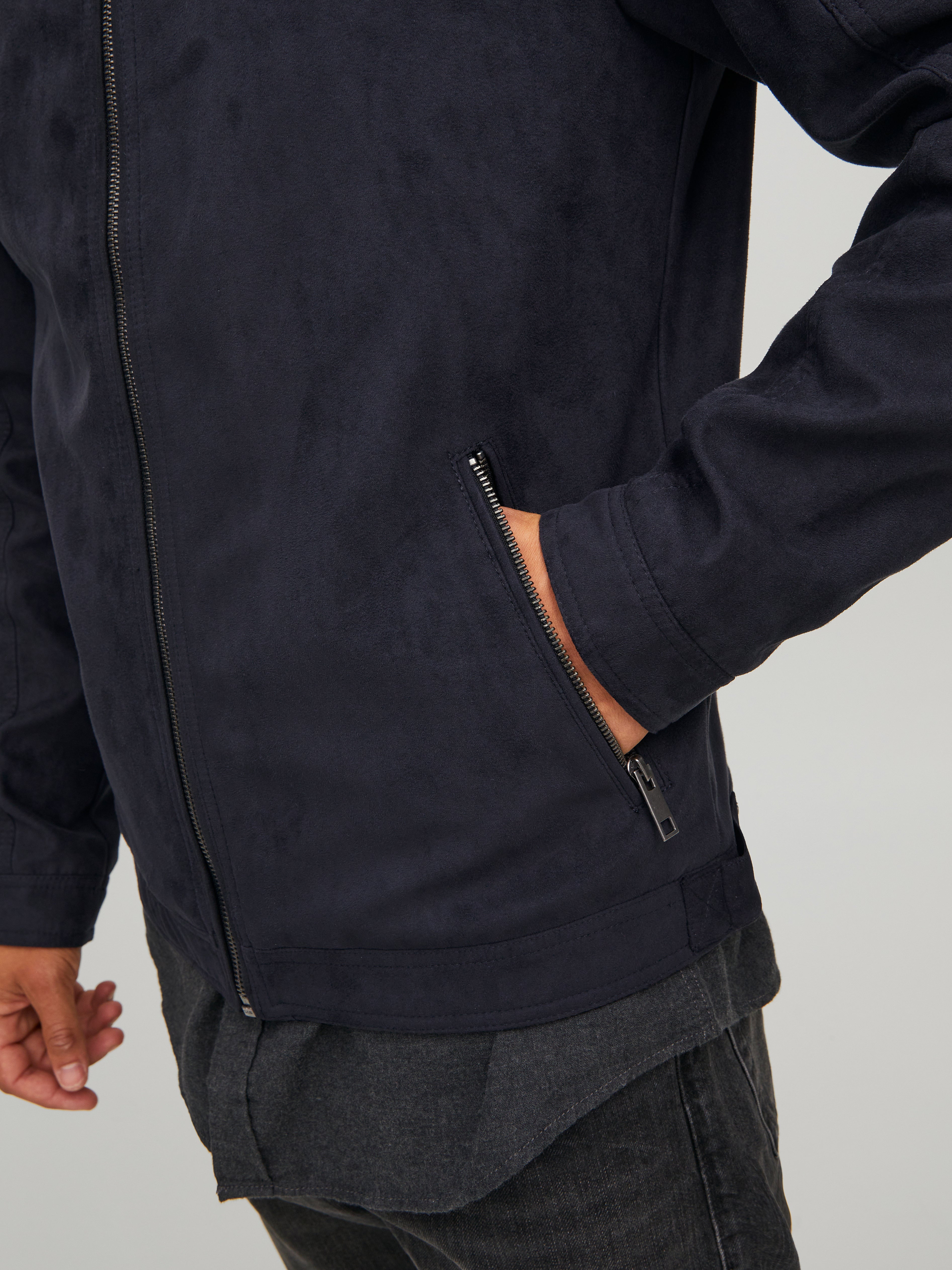 Imitatie suède jas Donkerblauw Jack & Jones®
