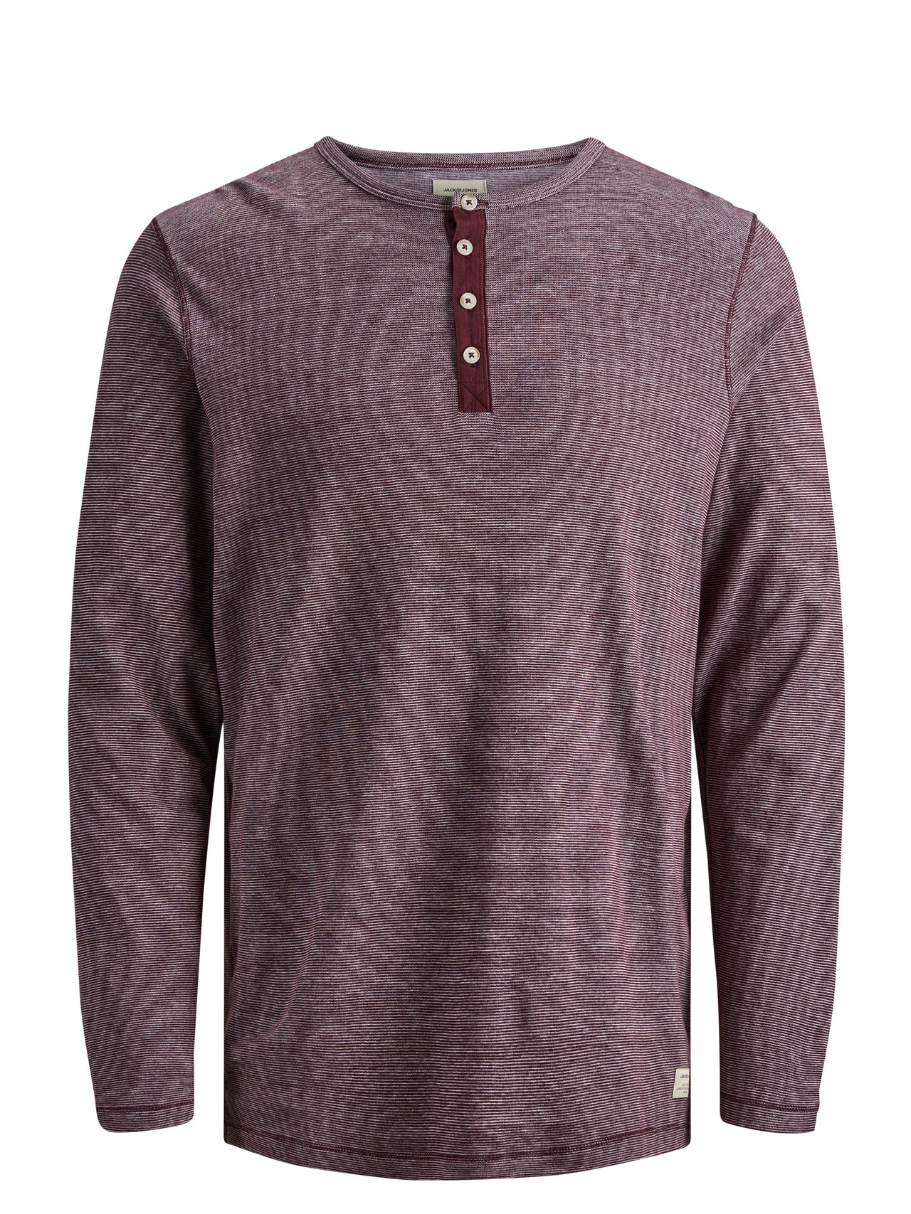 Jack & Jones Plain Shirt collar T-shirt -Port Royale - 12147381