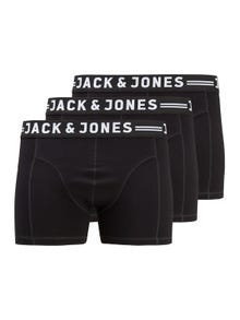 Jack & Jones Plus Size 3-pak Bokserki -Black - 12147591
