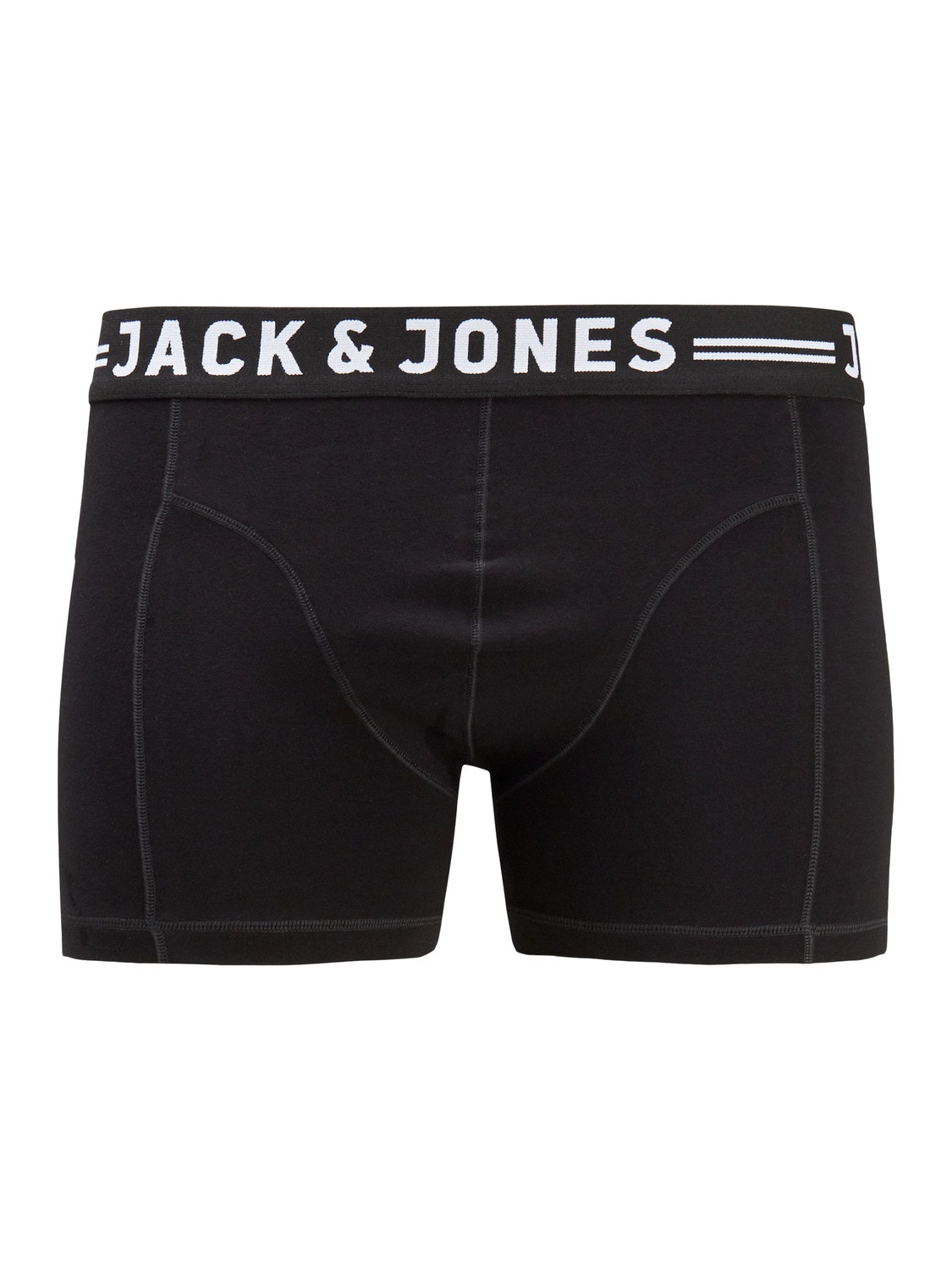 Jack & Jones Μεγάλο μέγεθος 3-συσκευασία Κοντό παντελόνι -Black - 12147591