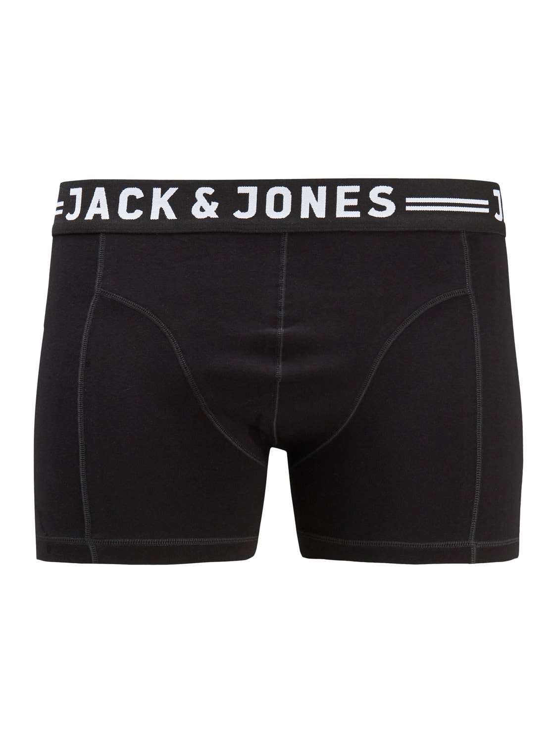 Jack & Jones Plus Size 3-pak Trunks -Black - 12147591