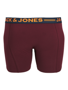 Jack & Jones Plus Size 3er-pack Shorts -Burgundy - 12147592