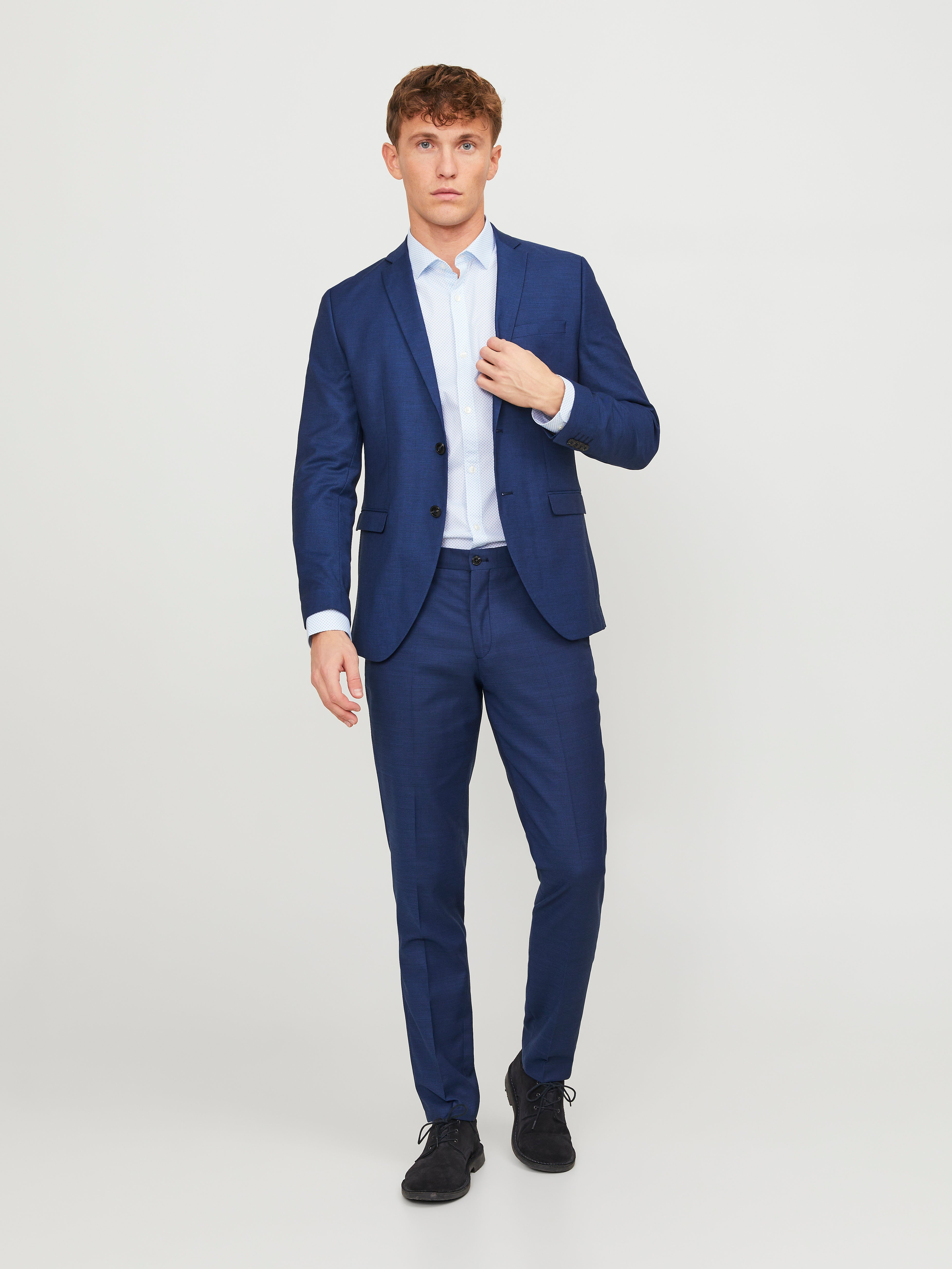 JPRSOLARIS Trajes Super Slim Fit Azul oscuro Jack Jones