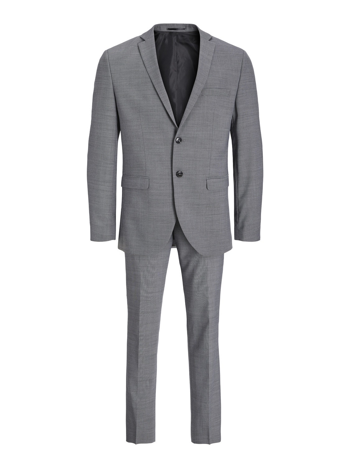 Jack & Jones JPRSOLARIS Costumes Super Slim Fit -Light Grey Melange - 12148166
