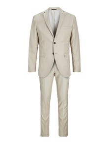 Jack & Jones JPRSOLARIS Super Slim Fit Ülikond -Pure Cashmere - 12148166
