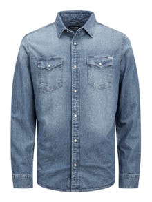 Jack & Jones Camisa vaquera Para chicos -Medium Blue Denim - 12148417