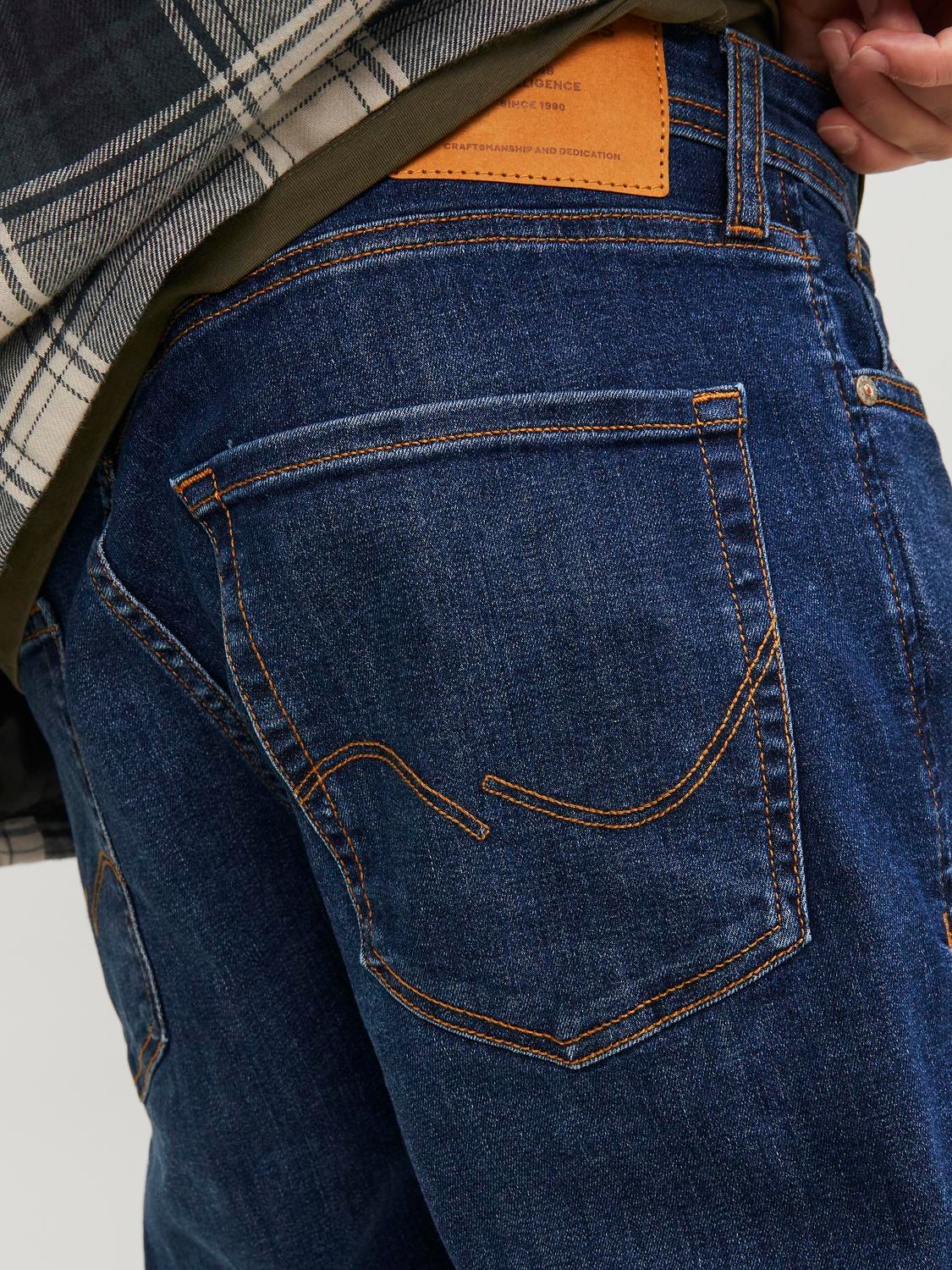 JJIMIKE JJORIGINAL AM 814 NOOS Tapered fit jeans | Medium Blue | Jack &  Jones®