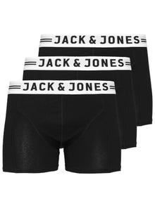 Jack & Jones 3-pak Trunks Til drenge -Black - 12149293