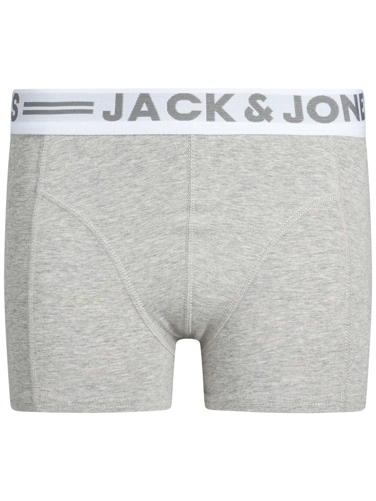 Jack & Jones 3-pak Trunks Til drenge -Light Grey Melange - 12149293