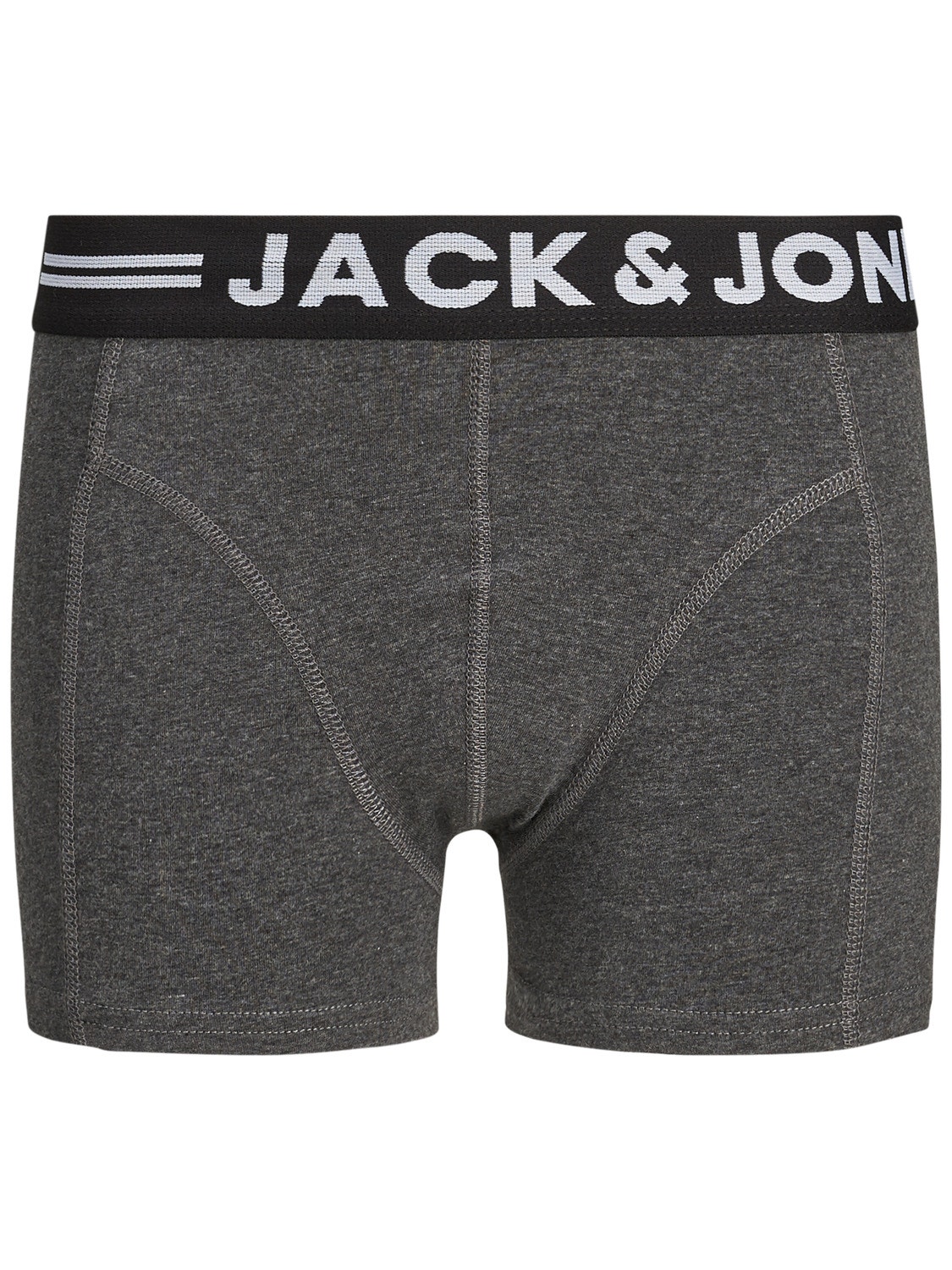 Jack & Jones Poikien 3-pakkainen Alushousut -Dark Grey Melange - 12149294