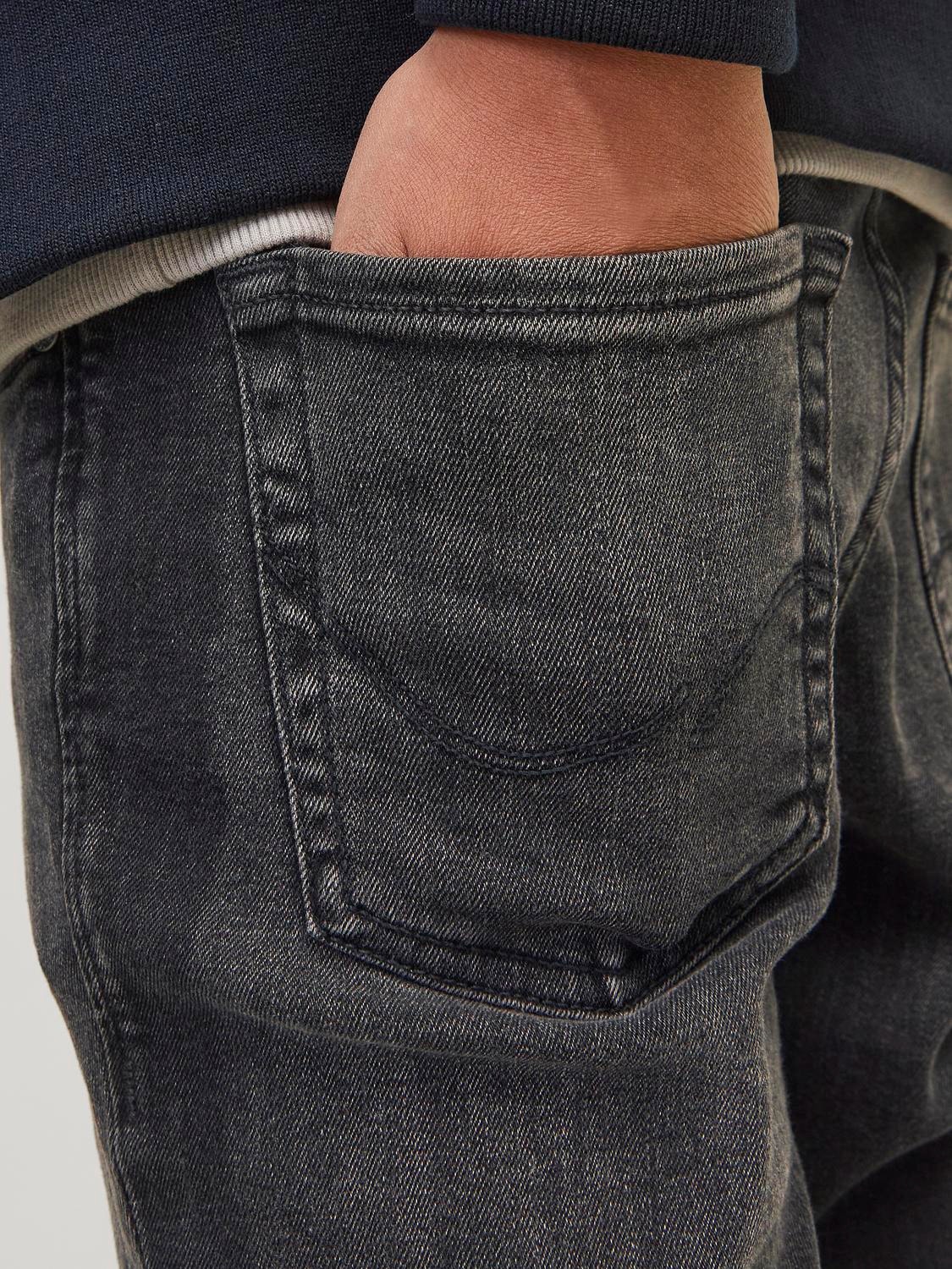 Jack & Jones JJILIAM JJORIGINAL AM 830 Skinny Fit jeans For gutter -Black Denim - 12149936