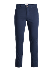 Jack & Jones Krój slim Spodnie chino -Navy Blazer - 12150148