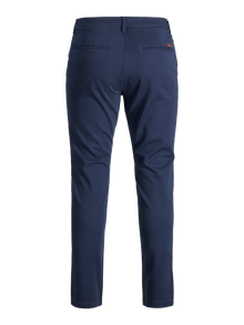 Jack & Jones Krój slim Spodnie chino -Navy Blazer - 12150148