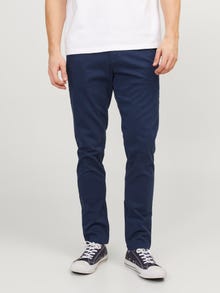 Jack & Jones Slim Fit Puuvillased püksid -Navy Blazer - 12150148