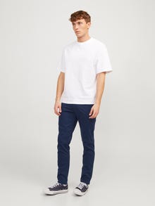 Jack & Jones Krój slim Spodnie chino -Navy Blazer - 12150148