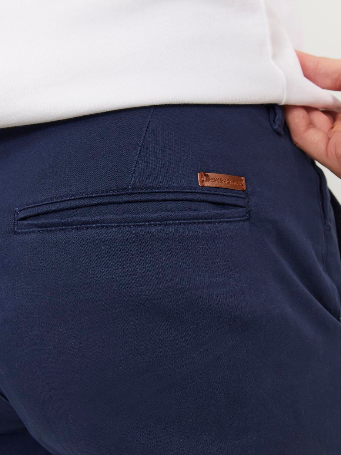 Jack & Jones Pantalon chino Slim Fit -Navy Blazer - 12150148