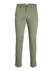 Jack & Jones Priglundantis kirpimas Chino kelnės -Deep Lichen Green - 12150148