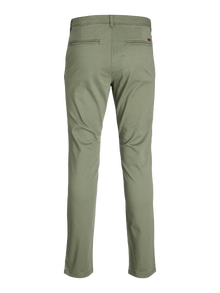 Jack & Jones Priglundantis kirpimas Chino kelnės -Deep Lichen Green - 12150148