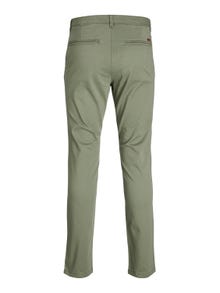 Jack & Jones Slim Fit Puuvillased püksid -Deep Lichen Green - 12150148