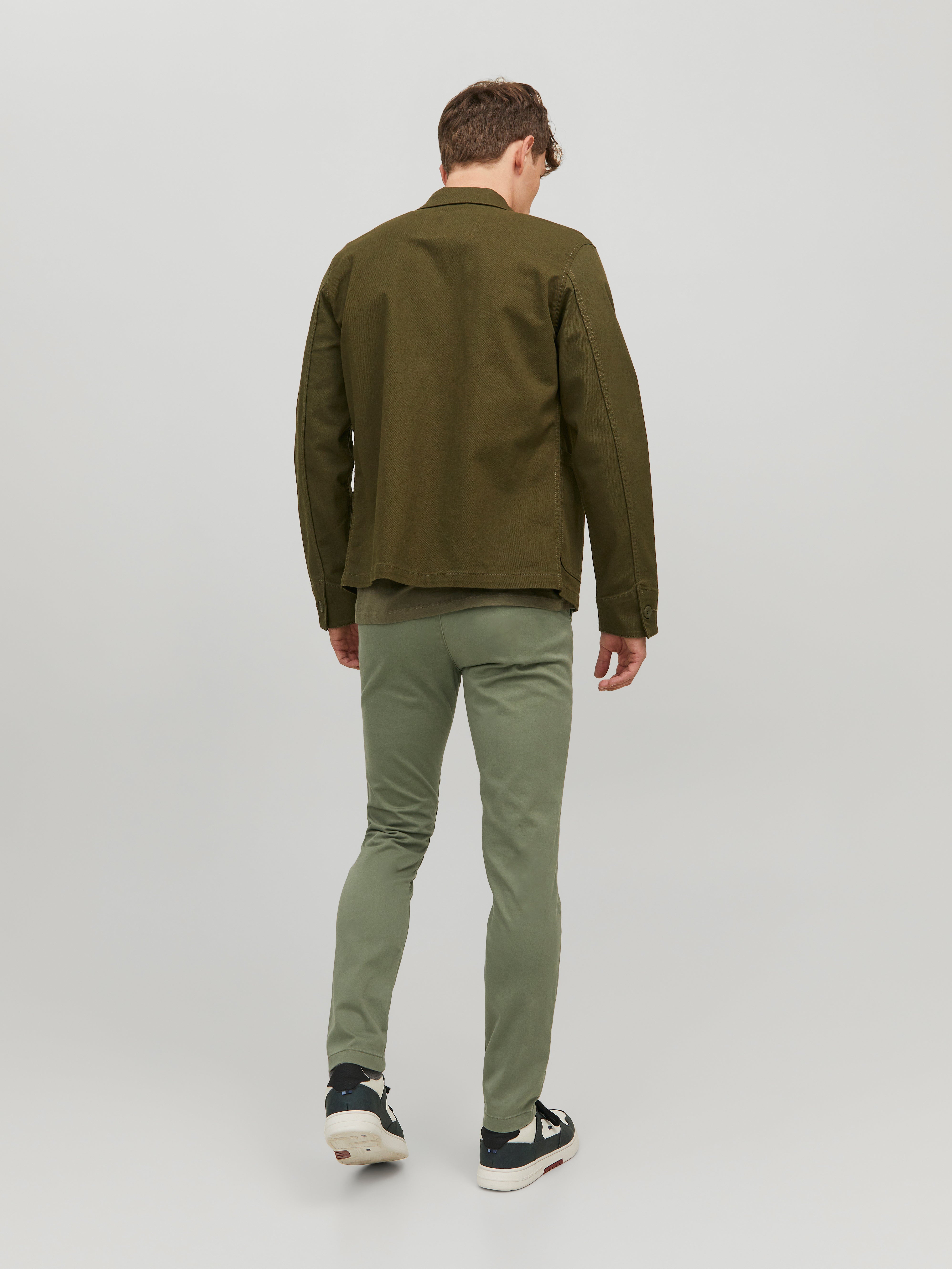 Jack & Jones Slim Fit Chino kelnės -Deep Lichen Green - 12150148