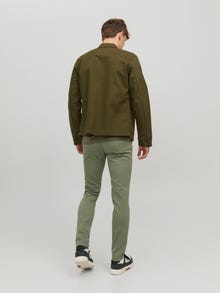 Jack & Jones Slim Fit Puuvillased püksid -Deep Lichen Green - 12150148