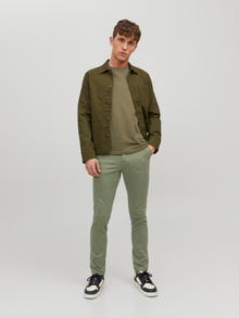 Jack & Jones Priglundantis kirpimas Chino kelnės -Deep Lichen Green - 12150148